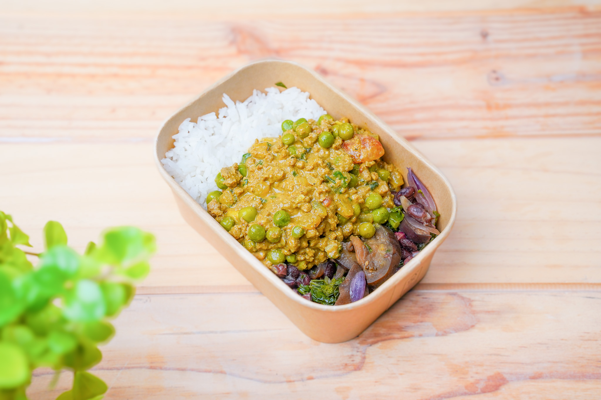 Caril Madras de Alcatra com Ervilhas