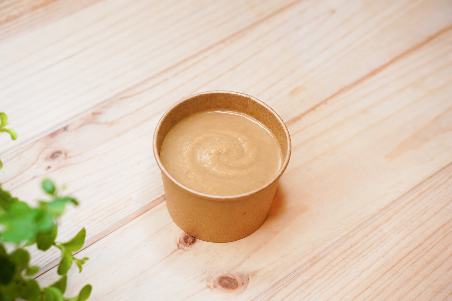Creme de Castanha e Miso com Cogumelos
