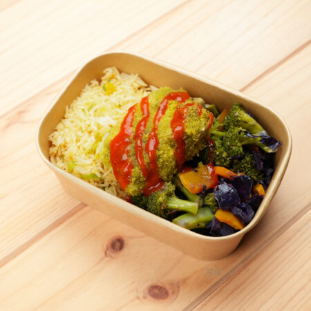 Medalhão de Pescada Panado com Limão e Geleia de Malagueta